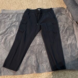 Men's Dark Cargo Pants with Pockets
